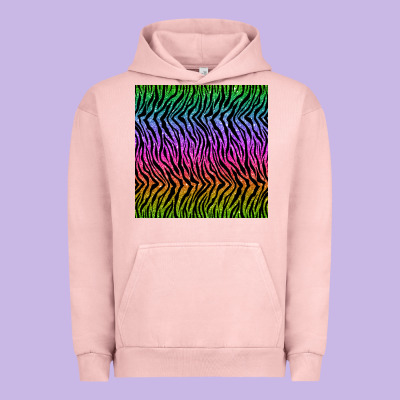 Tiger Glitter Seamless Pattern Urban Hoodie Designed By Bundleandbundleshop