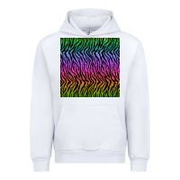 White tiger glitter seamless pattern Urban Hoodie - BundleAndBundleShop