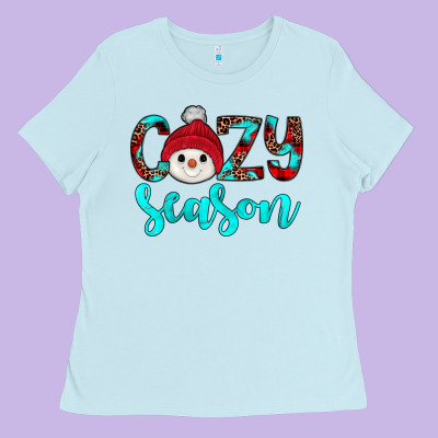 Cozy Season Ladies Tee Designed By Jahusdesignshop