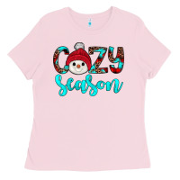 Bubblegum Pink cozy season Ladies Tee - JahusDesignShop