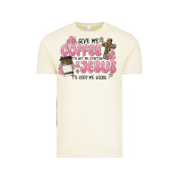 Vintage Arctic give me coffee jesus Vintage Tee - MaliasSmallBusiness