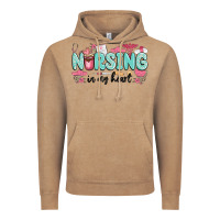 Vintage Coffee nursing in my heart Vintage Hoodie - MaliasSmallBusiness