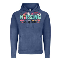 Vintage Denim nursing in my heart Vintage Hoodie - MaliasSmallBusiness