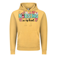 Vintage Mustard nursing in my heart Vintage Hoodie - MaliasSmallBusiness