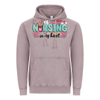 Vintage Zinc nursing in my heart Vintage Hoodie - MaliasSmallBusiness