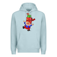 Blue Mist cute christmas gnome Premium Hoodie - CowGirlArtShop