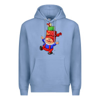 Colony Blue cute christmas gnome Premium Hoodie - CowGirlArtShop