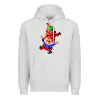 Dove Grey cute christmas gnome Premium Hoodie - CowGirlArtShop