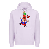 Lilac cute christmas gnome Premium Hoodie - CowGirlArtShop