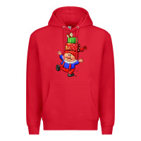 Red cute christmas gnome Premium Hoodie - CowGirlArtShop