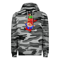 Slate Camo cute christmas gnome Premium Hoodie - CowGirlArtShop