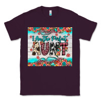 Plum i am perfect aunt Classic Tee - JahusDesignShop