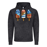 Vintage Black patriotic leopard popsicles Vintage Hoodie - Jasminsmagicworld