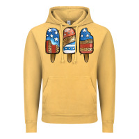 Patriotic Leopard Popsicles Vintage Hoodie | Teevron
