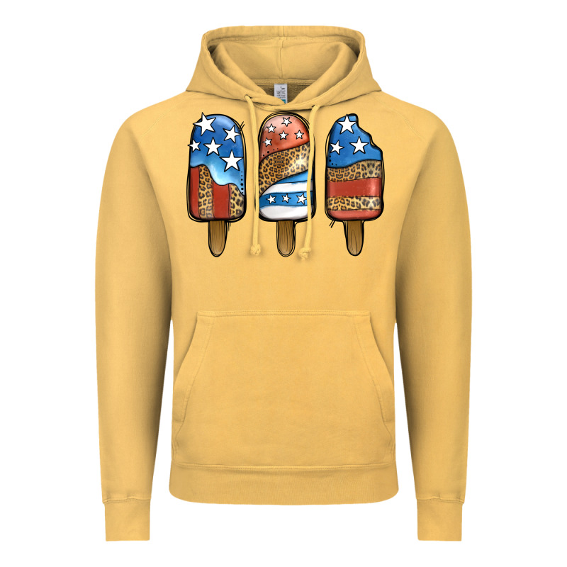 Patriotic Leopard Popsicles Vintage Hoodie by Jasminsmagicworld | Teevron