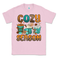 Bubblegum Pink cozy season winter coffee cups Classic Tee - MaliasSmallBusiness