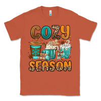 Copper cozy season winter coffee cups Classic Tee - MaliasSmallBusiness