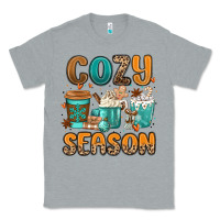 Heather Grey cozy season winter coffee cups Classic Tee - MaliasSmallBusiness