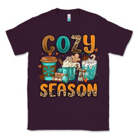 Plum cozy season winter coffee cups Classic Tee - MaliasSmallBusiness
