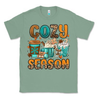 Sage cozy season winter coffee cups Classic Tee - MaliasSmallBusiness