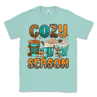 Seafoam cozy season winter coffee cups Classic Tee - MaliasSmallBusiness