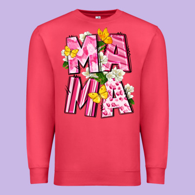 Mama Mother's Day Premium Sweatshirt Designed By Cowgirlartshop