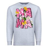 Heather Grey Mama Mother's Day Premium Sweatshirt - CowGirlArtShop