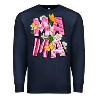 Navy Mama Mother's Day Premium Sweatshirt - CowGirlArtShop