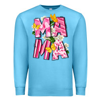Ocean Blue Mama Mother's Day Premium Sweatshirt - CowGirlArtShop