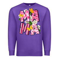 Purple Mama Mother's Day Premium Sweatshirt - CowGirlArtShop