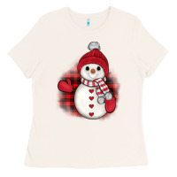 Bone christmas snowman Ladies Tee - JahusDesignShop