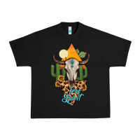 Free Spirit Bull Skull Urban Heavy Tee | Teevron