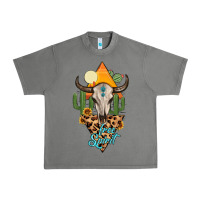 Tornado free spirit bull skull Urban Heavy Tee - MaliasSmallBusiness