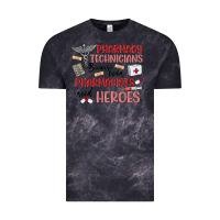 Cloud Black pharmacy technicians Vintage Tee - MaliasSmallBusiness