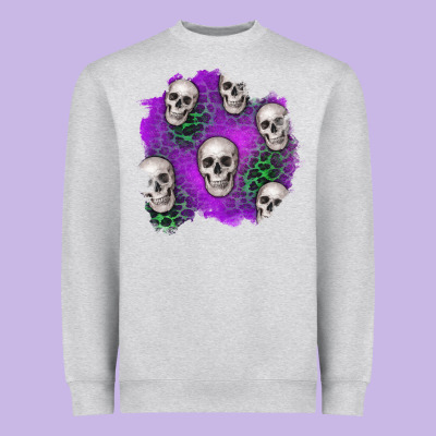 Halloween Patch 2 Heavyweight Sweatshirt Designed By Bundleandbundleshop