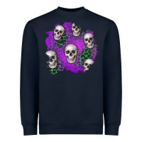 Navy halloween patch 2 Heavyweight Sweatshirt - BundleAndBundleShop