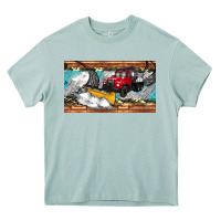 Arona snow truck sippy cup Heavy Core Tee - Artiststas