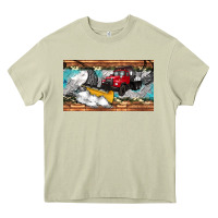 Mossy snow truck sippy cup Heavy Core Tee - Artiststas