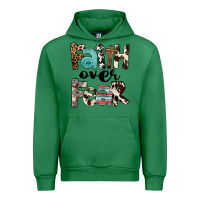 Emerald Faith Over Fear Urban Hoodie - FaDigitalArtStudio