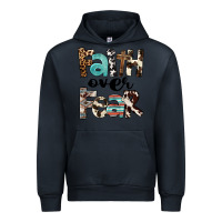 Navy Faith Over Fear Urban Hoodie - FaDigitalArtStudio