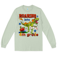 Matcha roaring into 4th grade Long Sleeve Tee - BundleAndBundleShop