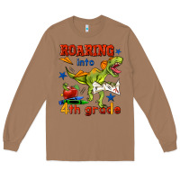 Toasted Coconut roaring into 4th grade Long Sleeve Tee - BundleAndBundleShop