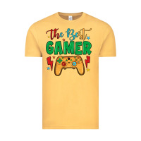 Vintage Mustard the best gamer Vintage Tee - JahusDesignShop