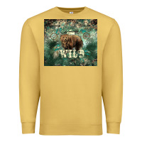 Antique Gold Stay wild Bear tumbler Premium Sweatshirt - HowdyJamesFarm