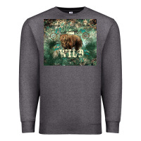 Charcoal Heather Stay wild Bear tumbler Premium Sweatshirt - HowdyJamesFarm