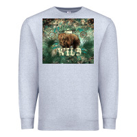 Heather Grey Stay wild Bear tumbler Premium Sweatshirt - HowdyJamesFarm