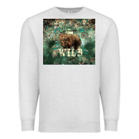 Oatmeal Heather Stay wild Bear tumbler Premium Sweatshirt - HowdyJamesFarm