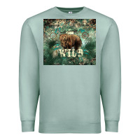 Seafoam Stay wild Bear tumbler Premium Sweatshirt - HowdyJamesFarm