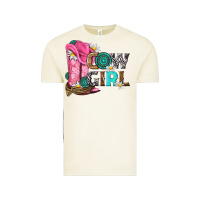 Vintage Arctic western cowgirl Vintage Tee - NancyCooperArtShop