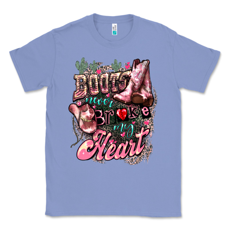 Boots Never Broke My Heart Classic Tee by NancyCooperArtShop | Teevron